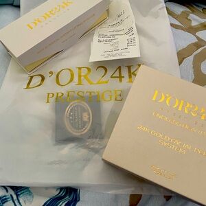 D’OR Prestige serum and masks.